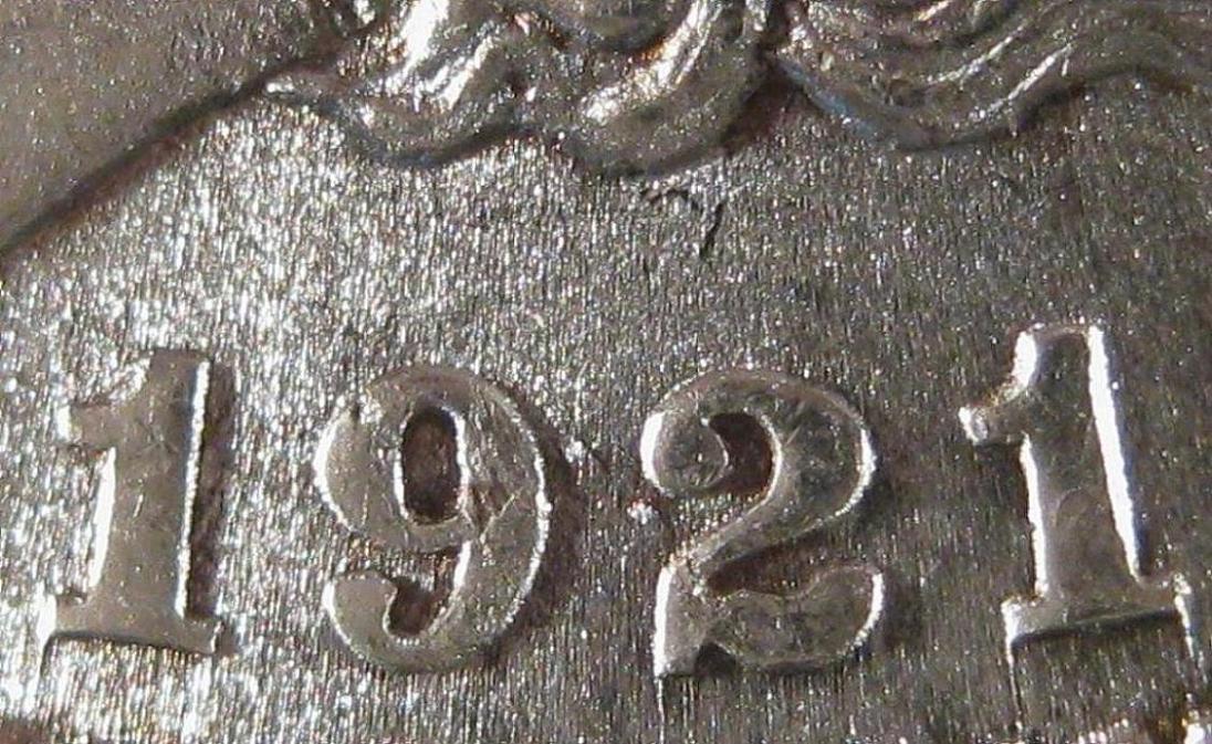 1921-With-Die-Cracs-And-Chips-In-Date